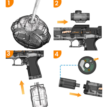 Pistola de Agua Eléctrica